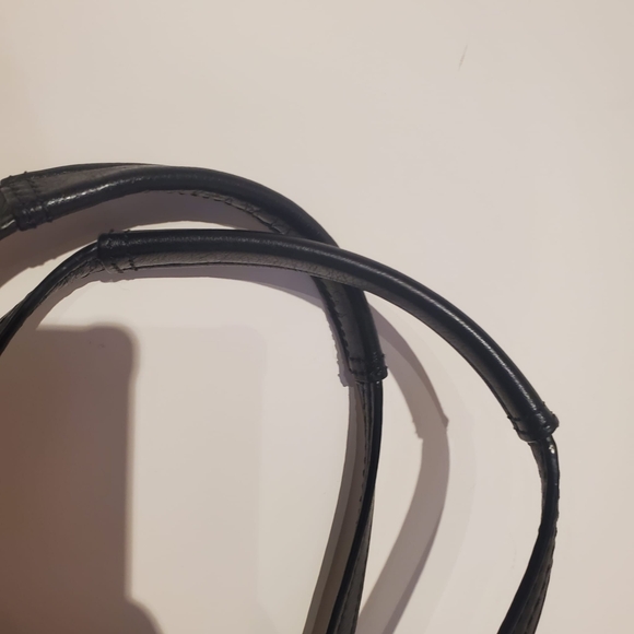 Coach Large Black Leather Taylor Tote, Silver Hardware - Picture 8 of 16